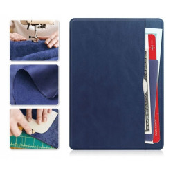 ETUI LEATHER CASE PEN na tablet Samsung Galaxy Tab S9+ / Tab S9 FE+ 12.4 cali granatowe z miejscem na rysik