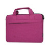 Torba do laptopa 14 - 15,6 cali z paskiem na ramię różowa