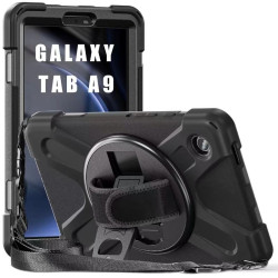 ETUI SOLID 360 na tablet Samsung Galaxy Tab A9 LTE X115 WiFi X110 8.7" cali czarne