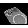 Etui MagSafe Glitter na telefon Apple iPhone 16 A3287 bezbarwne