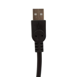 Przedłużacz kabla USB-A 2.0 męski-żeński 2m - czarny przewód przedłużający port USB