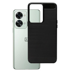 Etui Bumper Carbon LUX na telefon OnePlus Nord 2T 5G czarne
