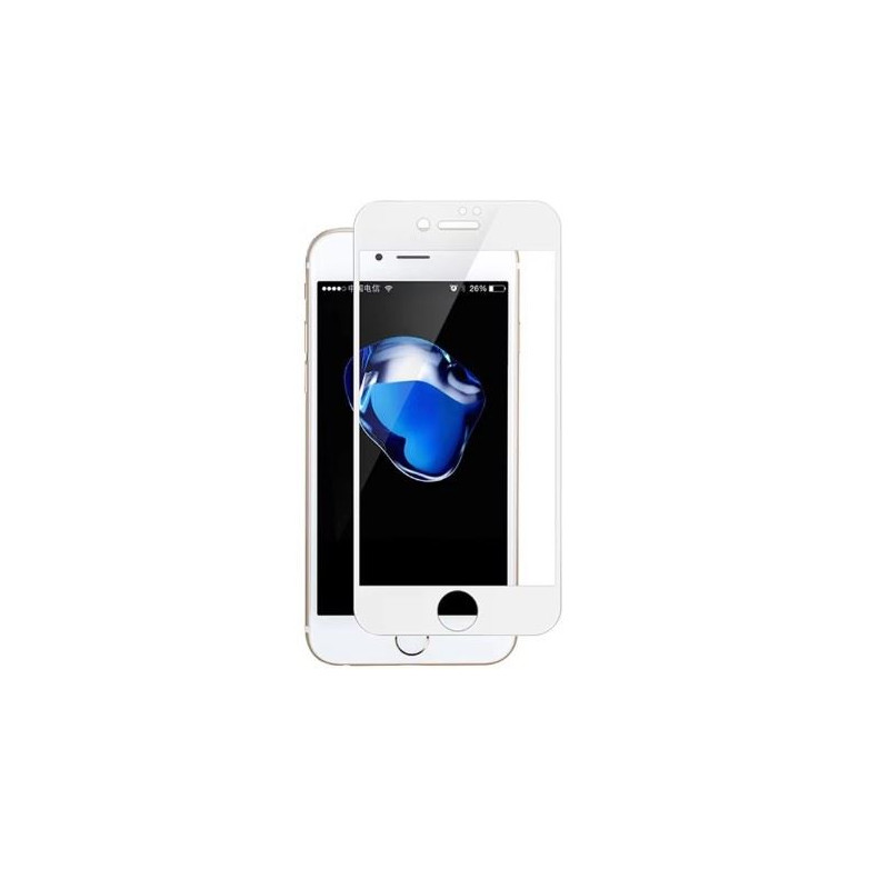 9D SZKŁO HYBRYDOWE na telefon Apple iPhone 7 8 SE 2020 2022 białe