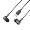 Słuchawki USB-C DAC z mikrofonem - czarne EP81