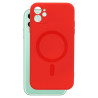 Etui MagSilicone Protect na telefon Apple iPhone 11 A2221 czerwone