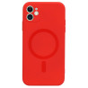 Etui MagSilicone Protect na telefon Apple iPhone 11 A2221 czerwone