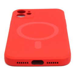Etui MagSilicone Protect na telefon Apple iPhone 11 A2221 czerwone