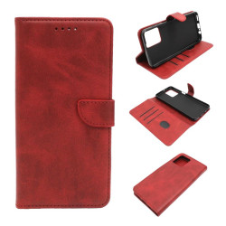 Etui Smart Leather na telefon motorola moto g54 5G / g54 power edition 5G czerwone