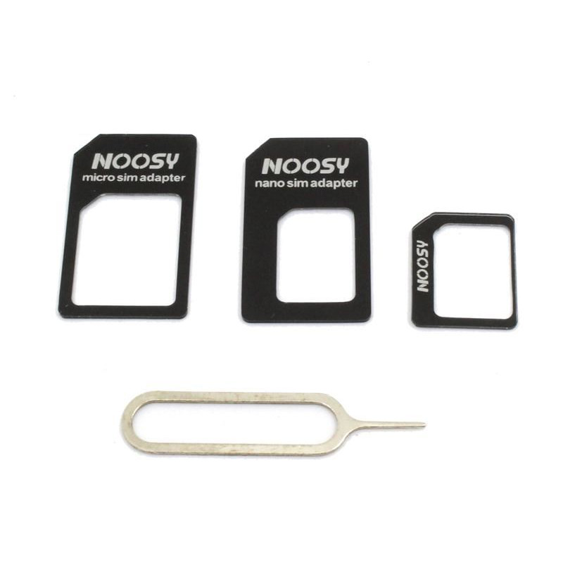 Adapter przejściówka kart NANO SIM / MICRO SIM czarny