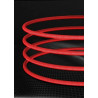 Kabel USB A USB-A - Micro USB microUSB 1m czerwony przewód wspierający szybkie ładowanie - nylon HQ