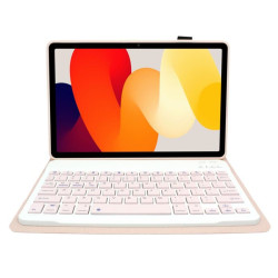 Etui z klawiaturą bluetooth na tablet Xiaomi Redmi Pad SE 11" cali różowe