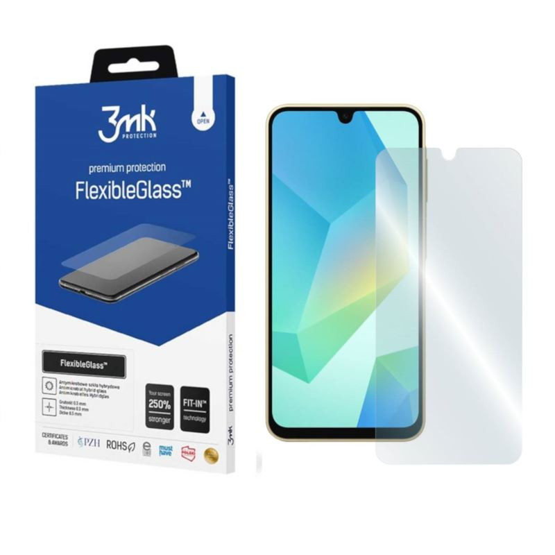 3MK FLEXIBLE GLASS szkło hybrydowe na telefon Samsung Galaxy A16 4G A165 / A16 5G A166 / A26 5G A266 / A17 5G A176 / A17 4G A175