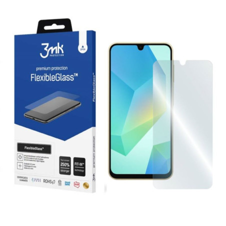3MK FLEXIBLE GLASS szkło hybrydowe na telefon Samsung Galaxy A16 4G A165 / A16 5G A166 / A26 5G A266 / A17 5G A176 / A17 4G A175