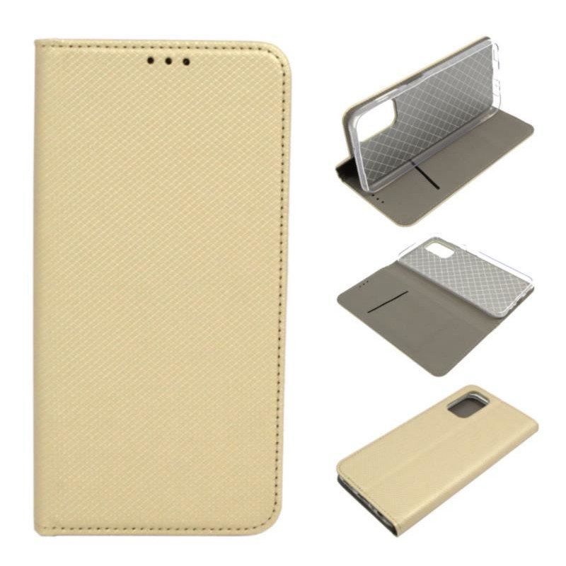 Etui Smart Magnet na telefon Samsung Galaxy A13 4G A135 A137 złote