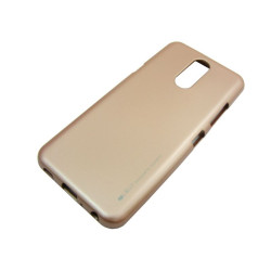 Etui Futerał Mercury i-JELLY METAL na telefon LG K40 X420 jasnoróżowe