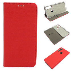 Etui Smart Magnet do telefonu Xiaomi Redmi Note 8T czerwone