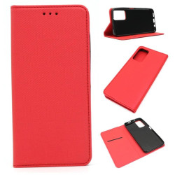 Etui Smart Magnet na telefon Xiaomi Redmi Note 11 5G / 11S 5G / 11T 5G / POCO M4 Pro 5G czerwone