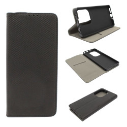 Etui Smart Magnet na telefon Xiaomi Redmi Note 13 Pro 4G / Redmi Note 14S 4G / POCO M6 Pro 4G czarne