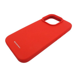 Etui Mercury SILICONE na telefon Apple iPhone 16 Pro A3293 czerwone