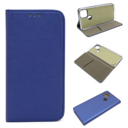 Etui Smart Magnet na telefon OPPO A15 A15s A35 / Realme C12 granatowe