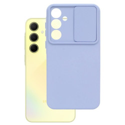 Etui SILICONE LENS na telefon Samsung Galaxy A35 5G A356 niebieskie