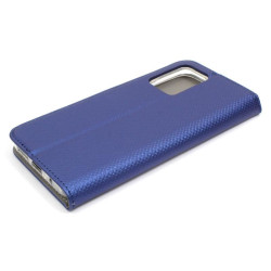 Etui Smart Magnet na telefon Xiaomi Redmi 10 21061119DG / Note 11 4G 2201117TY granatowe