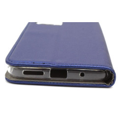 Etui Smart Magnet na telefon Xiaomi Redmi 10 21061119DG / Note 11 4G 2201117TY granatowe
