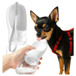 Butelka z miską dla psa przenośna 250ml turystyczna poidełko