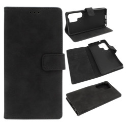 Etui Smart Leather na telefon Samsung Galaxy S25 Ultra 5G S938 czarne