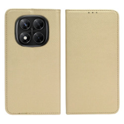Etui Smart Magnet na telefon Xiaomi Redmi Note 14 Pro 5G 24090RA29G / 14 Pro+ 5G 24115RA8EG / POCO X7 5G złote