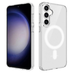 Etui MagSafe ACRYLIC na telefon Samsung Galaxy S24 FE 5G S721 bezbarwne