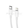 Kabel USB-C Power Delivery / Lightning iPhone przewód wspierający SZYBKIE ŁADOWANIE 3,1A T5 biały PRESTICO