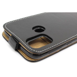 Etui pionowe z klapką SLIM FLEX na telefon Samsung Galaxy M21 M215 / M30s M307 czarne HQ