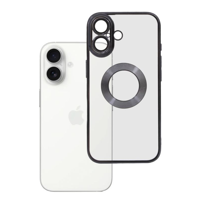 Etui Glam na telefon Apple iPhone 16 A3287 czarne