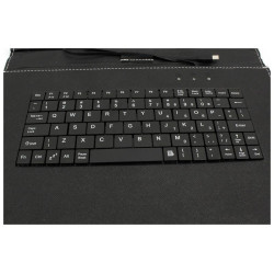 Etui z klawiaturą micro przewodową na tablet 7" cali czarne