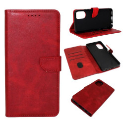 Etui Smart Leather na telefon OPPO A38 CPH2579 / A18 CPH2591 czerwone