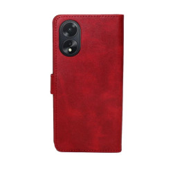 Etui Smart Leather na telefon OPPO A38 CPH2579 / A18 CPH2591 czerwone
