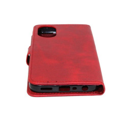 Etui Smart Leather na telefon OPPO A38 CPH2579 / A18 CPH2591 czerwone