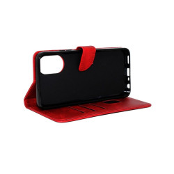 Etui Smart Leather na telefon OPPO A38 CPH2579 / A18 CPH2591 czerwone