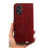Etui Smart Leather na telefon OPPO A38 CPH2579 / A18 CPH2591 czerwone