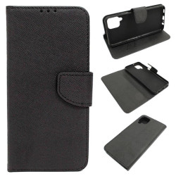 Etui Fancy Diary do telefonu Samsung Galaxy A12 A125 / M12 M127 czarne