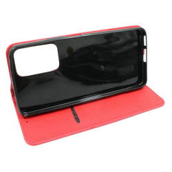Etui Smart Magnet na telefon Xiaomi Redmi Note 11 Pro+ czerwone