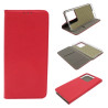 Etui Smart Magnet na telefon Xiaomi Redmi Note 13 Pro 5G 2312DRA50G / POCO X6 5G 23122PCD1G czerwone