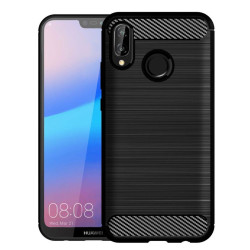 Etui Bumper Carbon LUX na telefon Huawei P20 Lite ANE-L21 czarny