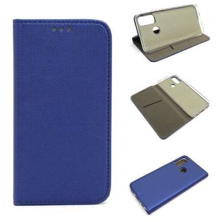 Etui Smart Magnet na telefon Huawei P Smart 2020 POT-LX1A granatowe