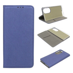 Etui Smart Magnet na telefon Honor 70 5G FNE-NX9 granatowe