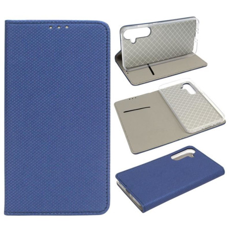 Etui Smart Magnet na telefon Samsung Galaxy A35 5G A356 granatowe