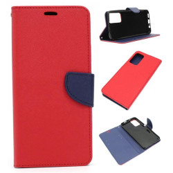 Etui Fancy Diary na telefon Xiaomi Redmi Note 11 5G / 11S 5G / 11T 5G / POCO M4 Pro 5G czerwone