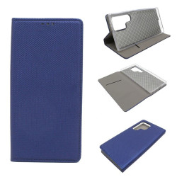 Etui Smart Magnet na telefon Samsung Galaxy S24 Ultra 5G S928 granatowe