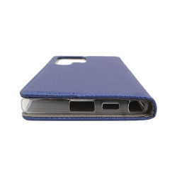Etui Smart Magnet na telefon Samsung Galaxy S24 Ultra 5G S928 granatowe